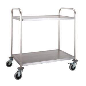 Carro Desmontable de Acero Inoxidable de 2 Niveles - CombiSteel