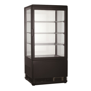 Vitrine Réfrigérée Noire - 78 L - CombiSteel