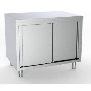 Mueble Inox Bajo de 2 Puertas - L 1200 x P 700 mm - CombiSteel