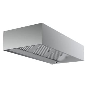 Hotte Cubique avec Led - Profondeur 950 - 1200 mm - CombiSteel
