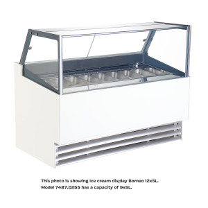 Vitrine de Helados Phuket - 9 x 5 L - CombiSteel