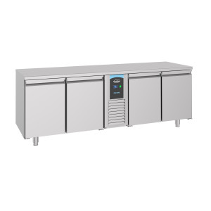 Table Réfrigérée Positive GN 1/1 à 4 Portes - CombiSteel