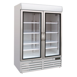Armario Refrigerado Negativo de 2 Puertas de Vidrio - 920 L - CombiSteel