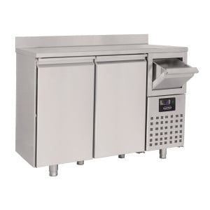 Positive Refrigerated Table GN 1/1 with 2 Doors and 1 Coffee Drawer - CombiSteel