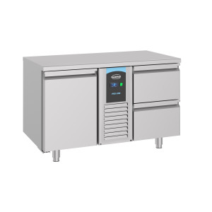 Mesa Refrigerada Positiva GN 1/1 con 1 Puerta y 2 Cajones - 281 L - CombiSteel