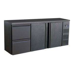 Bar Trasero Refrigerado con 2 Puertas y 2 Cajones - 537 L - CombiSteel