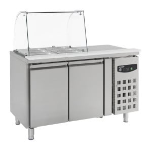 Saladette Réfrigérée à 2 Portes - 2 GN 1/1 - CombiSteel