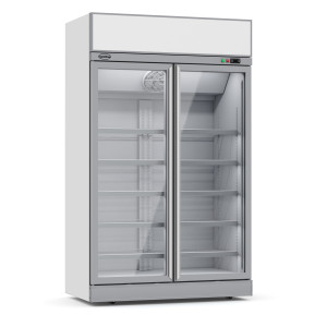 Vitrine Réfrigérée Positive à 2 Portes Vitrées - 1000 L - CombiSteel