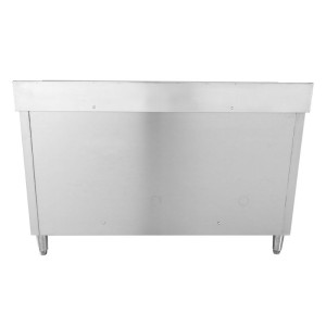 Mueble Fregadero 2 Cubetas con Salpicadero - 1400 x 600 mm - Cubeta a la Izquierda - Dynasteel