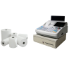 Thermal Paper Roll for POS Credit Card Terminals - 80 x 80 x 12 mm - Pack of 10 - FourniResto