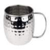 Taza de Acero Inoxidable Martillado - 440 ml - Olympia