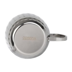 Taza de Acero Inoxidable Martillado - 440 ml - Olympia