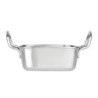 Square Stainless Steel Presentation Dish - 115 x 115 mm - Olympia