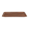 Plateau Estratificado Liso Capri Nogal - 460 x 360 mm - Cambro