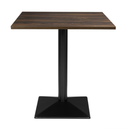 Square Table Dark Wood Effect - 70 x 70 cm - Bolero