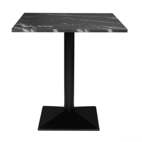 Mesa Cuadrada Efecto Piedra Negra - 70 x 70 cm - Bolero