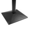 Square Table Stone Effect Black - 70 x 70 cm - Bolero