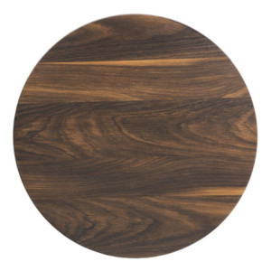 Mesa Redonda Efecto Madera Oscura - ⌀ 60 cm - Bolero