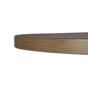 Mesa Redonda Efecto Madera Oscura - ⌀ 60 cm - Bolero