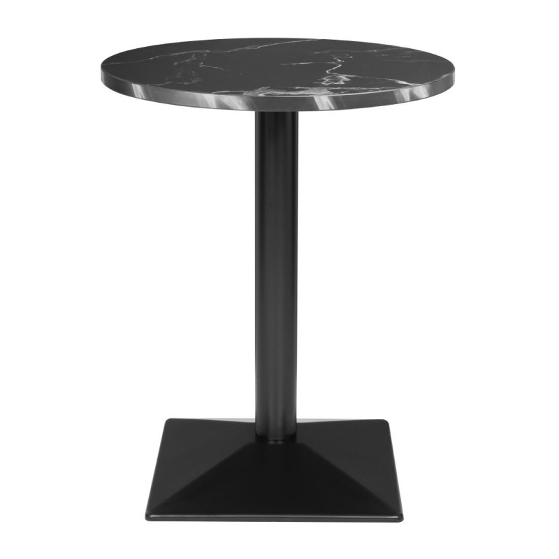 Mesa Redonda Efecto Piedra Negra - ⌀ 60 cm - Bolero