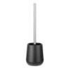 Black Toilet Brush and Holder - Jantex