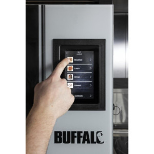 Horno Mixto Compacto con Pantalla Táctil 7 x GN 1/1 con Soporte y Kit de Instalación - Buffalo