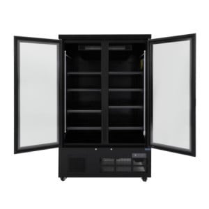 Vitrina Refrigerada de 2 Puertas - 744 L - Positiva Negra - Polar