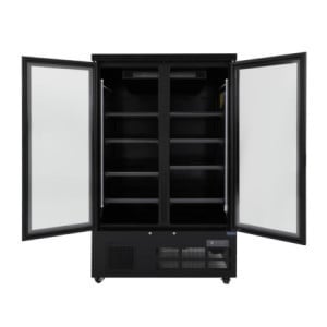 Vitrina Refrigerada de 2 Puertas - 744 L - Negativa Negra - Polar