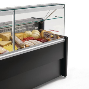 Comptoir de Service Refrigerado Negro Tibet - 1000 mm - Zoin