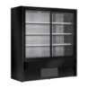 Vitrina Refrigerada Autoservicio Negra Cervinho con Puertas Correderas - 1000 mm - Zoin