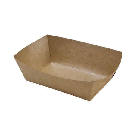 Barqueta para Papas Fritas en Kraft - 135 x 85 mm - Lote de 250 - FourniResto