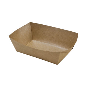 Barqueta para Papas Fritas en Kraft - L 120 x P 80 mm - Lote de 250 - FourniResto