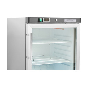 Mini Armario Refrigerado 200 L - Positivo Vidriado Inox - Dynasteel