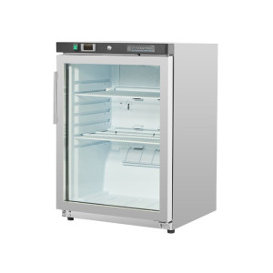 Mini Armario Refrigerado 200 L - Positivo Vidriado Inox - Dynasteel