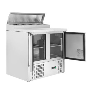 Saladette Refrigerada Star - 2 Puertas Con Techo Abatible