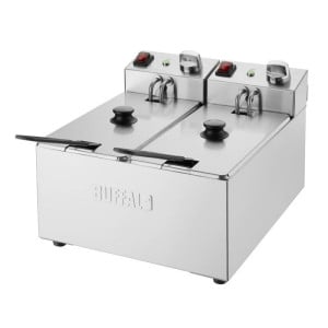 Freidora Doble - 2 x 3 L - Buffalo