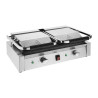 Grill de Contacto Doble Bistro Ranurado/Ranurado en Inox - Buffalo