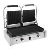 Grill de Contacto Doble Bistro Ranurado/Ranurado en Inox - Buffalo
