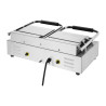 Grill de Contacto Doble Bistro Ranurado/Ranurado en Inox - Buffalo