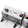 Freidora Eléctrica Doble con Temporizador - 2 X 8 L - Buffalo