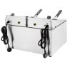 Double Electric Fryer with Timer - 2 X 8 L - Buffalo
