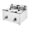 Double Electric Fryer with Timer - 2 X 8 L - Buffalo