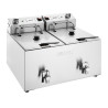 Friteuse Électrique Double avec Minuterie - 2 X 8 L - Buffalo