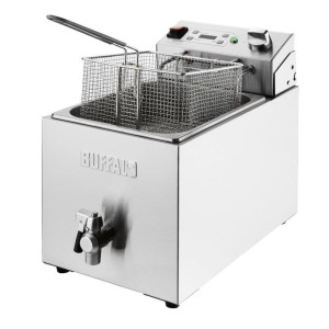 Freidora Eléctrica Simple Con Temporizador - 1 X 8L - Buffalo