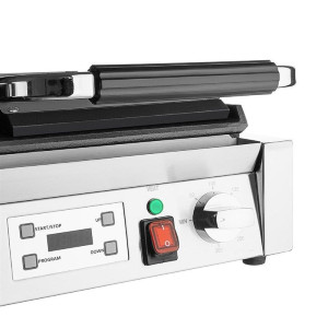 Grill de Contacto Doble Liso a la Izquierda y Ranurado a la Derecha - Buffalo