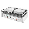 Grill de Contacto Doble Liso a la Izquierda y Ranurado a la Derecha - Buffalo