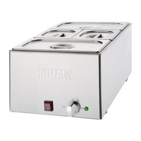 Bain-Marie Con Cubetas - 2 x GN 1/3 y 2 x GN 1/6 - Buffalo