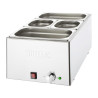 Bain-Marie Con Cubetas - 2 x GN 1/3 y 2 x GN 1/6 - Buffalo