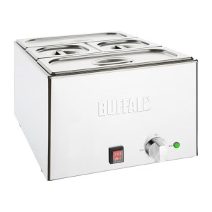 Bain-Marie Con Cubetas - 2 x GN 1/3 y 2 x GN 1/6 - Buffalo