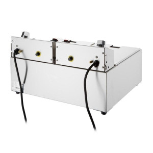 Freidora Eléctrica Doble Con Temporizador - 2 X 5 L - Buffalo